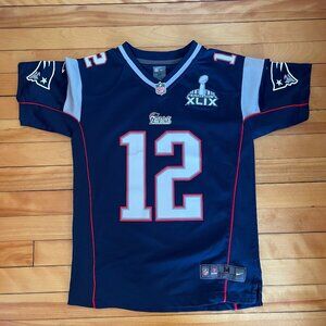 Tom Brady Official Patriots Jersey - Kids Medium